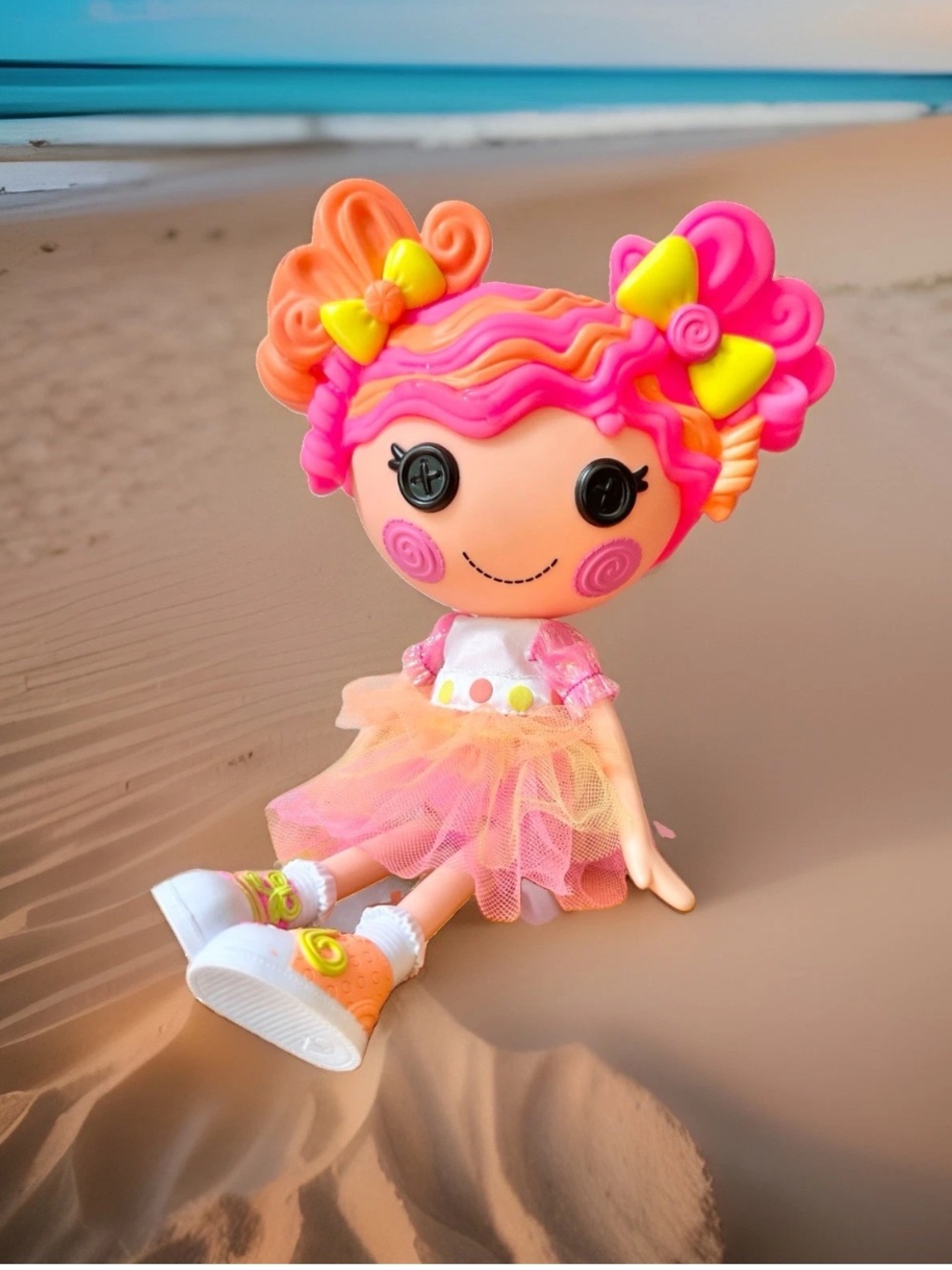 Lalaloopsy 2014 Sweetie Candy Ribbon Full Size Doll 12" Original Dress & Shoes